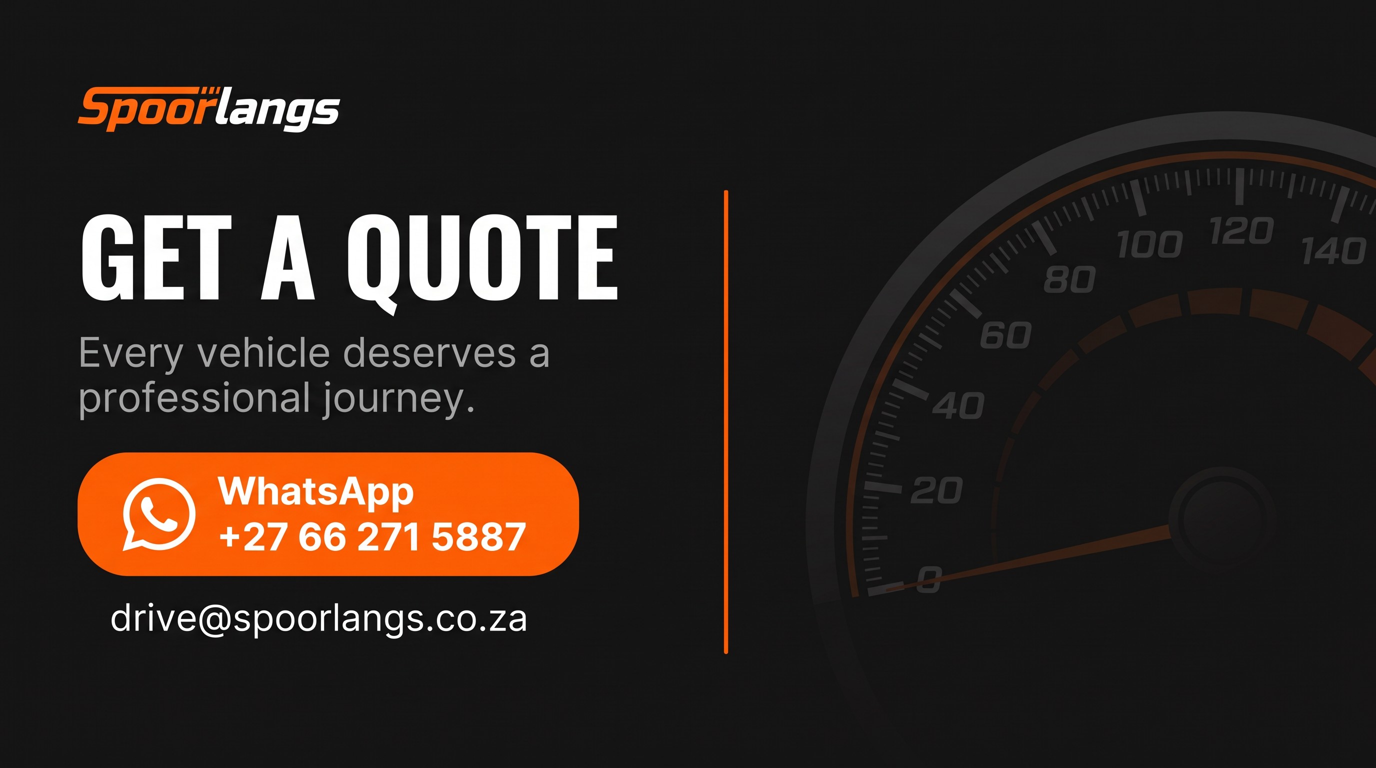 Get a Spoorlangs vehicle delivery quote
